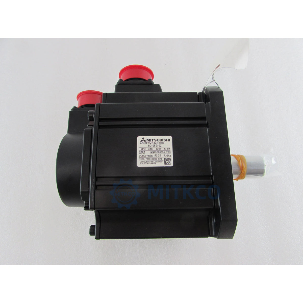 HC-SFS102 Mitsubishi AC Servo Motor 1kW 2000RPM Medium Inertia