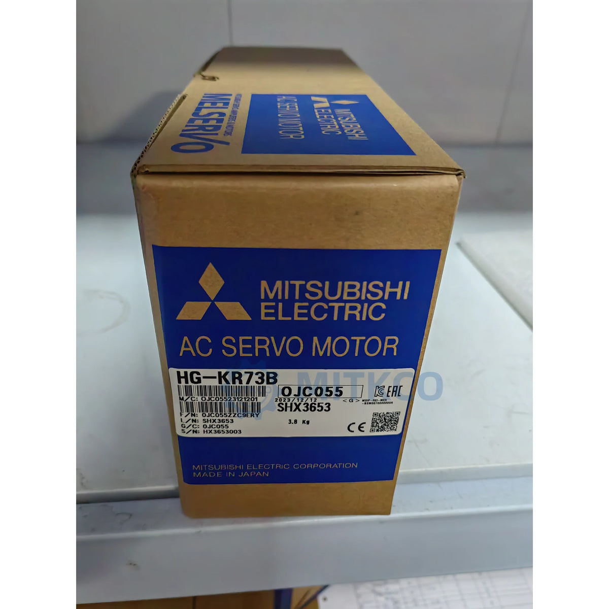 HG-KR73B Mitsubishi 750W AC Servo Motor 3000RPM Brake J4
