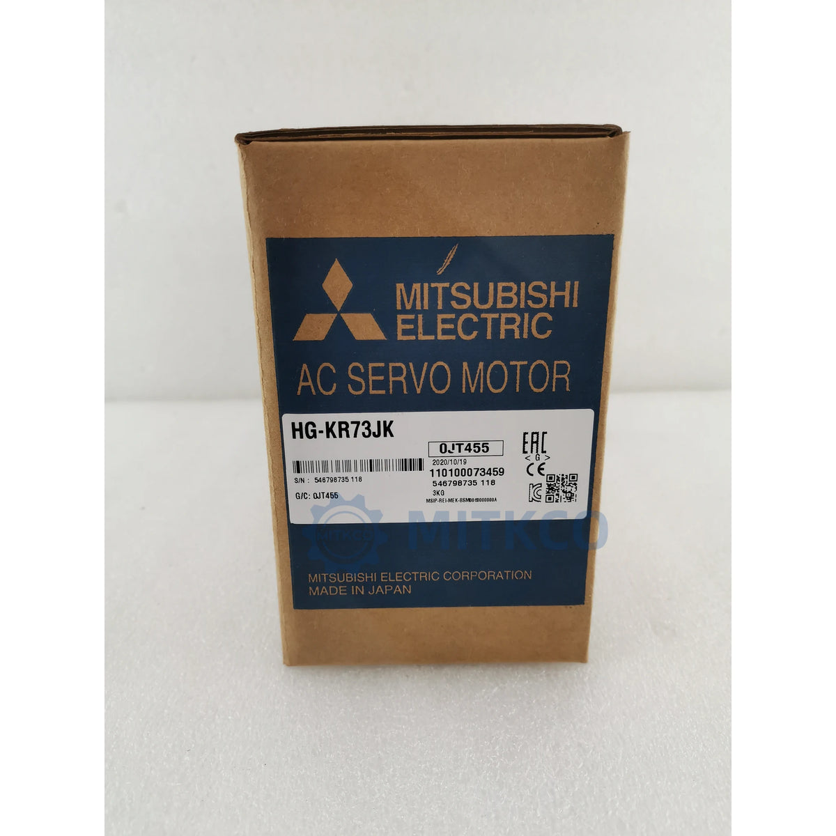 HG-KR73JK Mitsubishi 750W AC Servo Motor Keyed Shaft Oil Seal