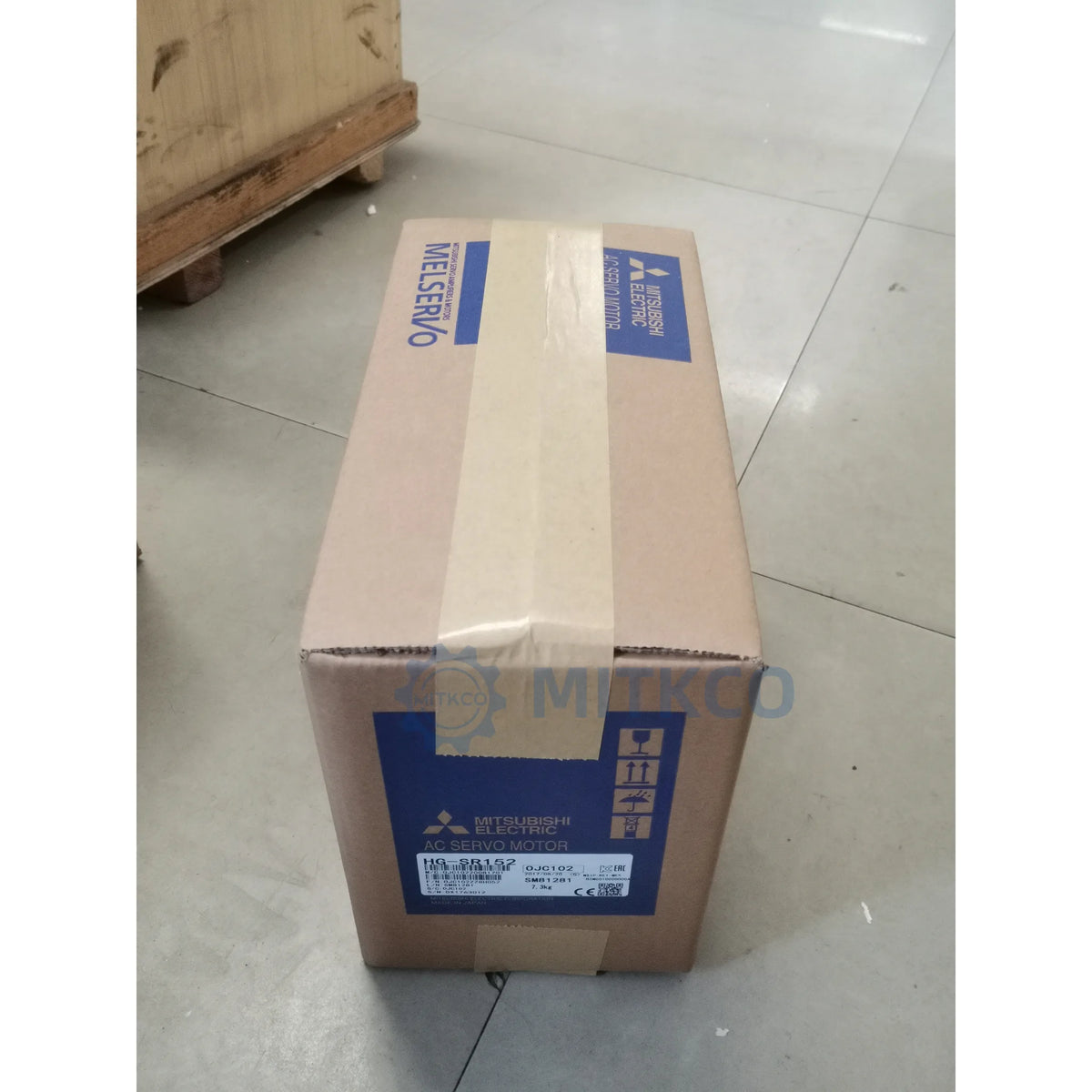 HG-SR152 Mitsubishi 1.5kW AC Servo Motor 2000RPM IP67