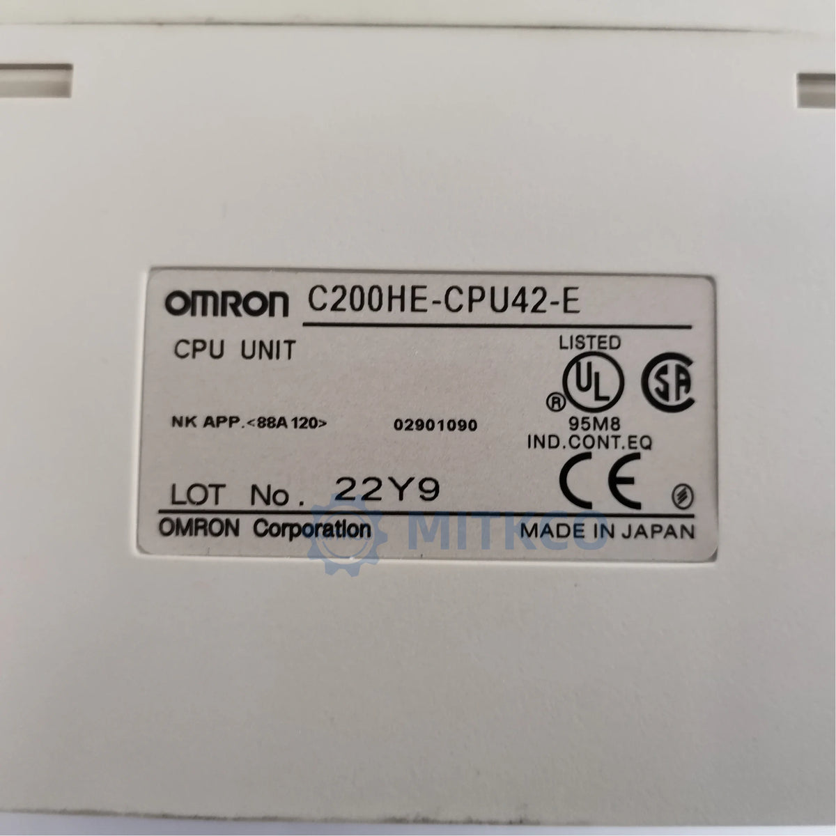 C200HE-CPU42-E OMRON C200HE PLC CPU Unit 7.2K Words RS-232C