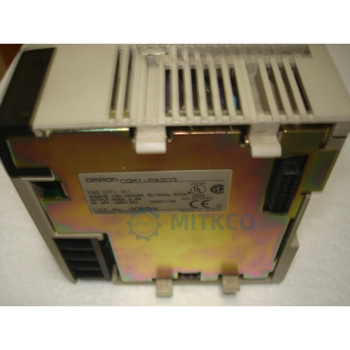 CQM1-PA203 OMRON AC Power Supply Unit 5VDC 3.6A 18W