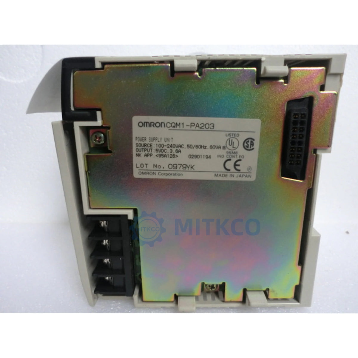 CQM1-PA203 OMRON AC Power Supply Unit 5VDC 3.6A 18W
