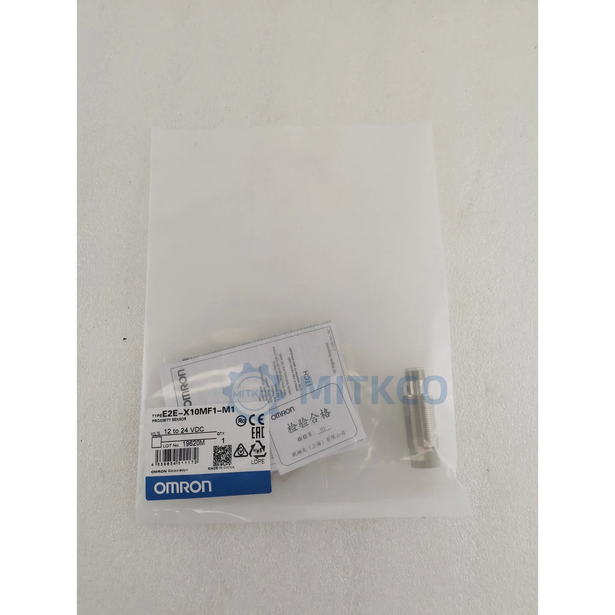 E2E-X10MF1-M1 OMRON Inductive Proximity Sensor M18 10mm PNP