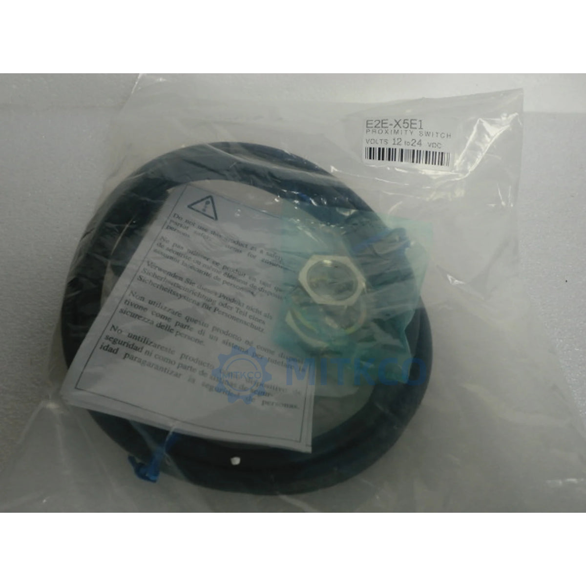 E2E-X5E1 OMRON Inductive Proximity Sensor M18 5mm NPN 3-Wire
