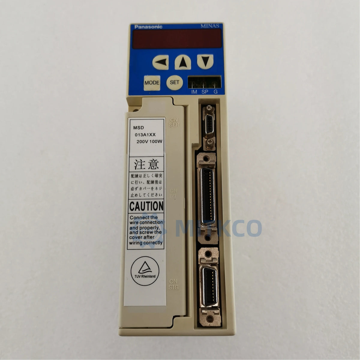 MSD013A1XX Panasonic MS Series Servo Driver 100W 200V