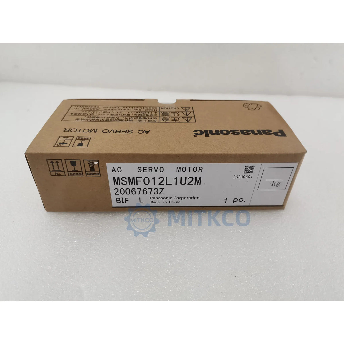 MSMF012L1U2M Panasonic MINAS A6 Servo Motor 100W 3000RPM