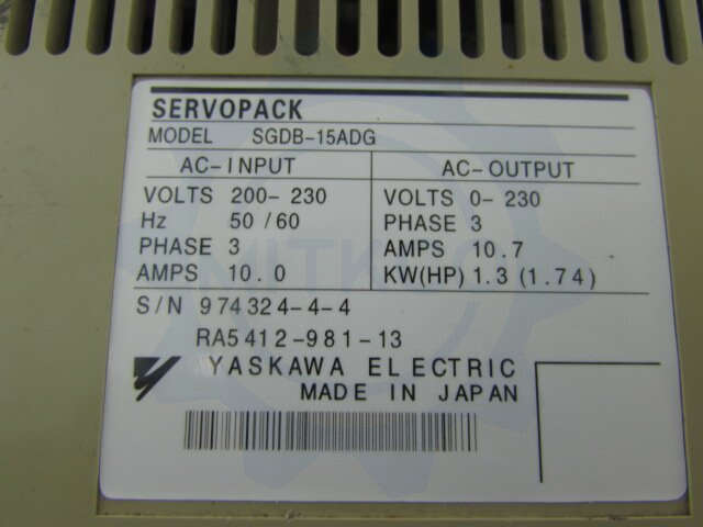 SGDB-15ADG Yaskawa Servo drive