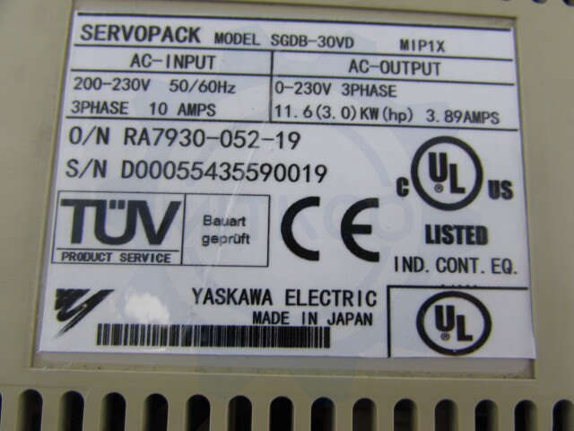 SGDB-30VD Yaskawa Servo drive