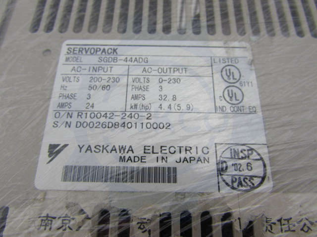 SGDB-44ADG Yaskawa Servo drive
