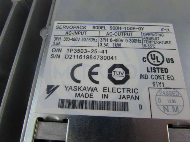 SGDH-10DE-OY Yaskawa Servo drive