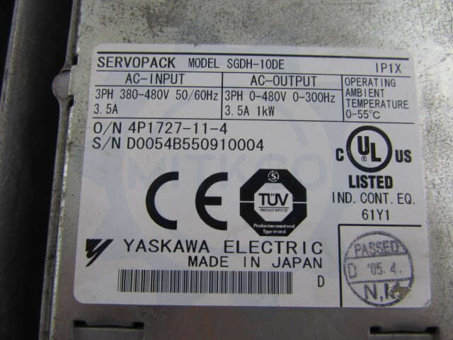 SGDH-10DE Yaskawa Servo drive