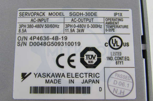 SGDH-30DE Yaskawa Servo drive