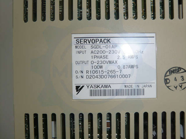 SGDL-01AP Yaskawa Servo drive