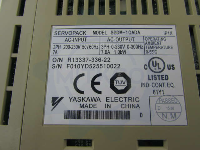 SGDM-10ADA Yaskawa servo drive