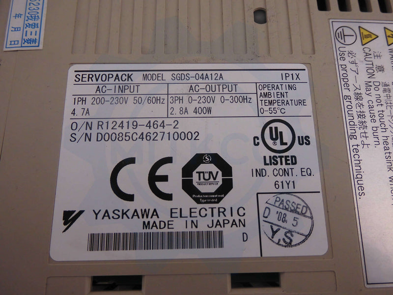 SGDS-04A12A Yaskawa Servo drive
