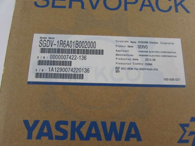 SGDV-1R6A01B002000 Yaskawa Servo drive