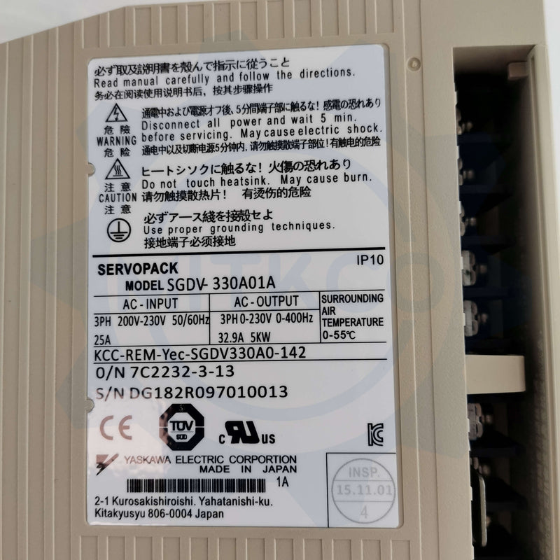 SGDV-330A01A Yaskawa Servo drive
