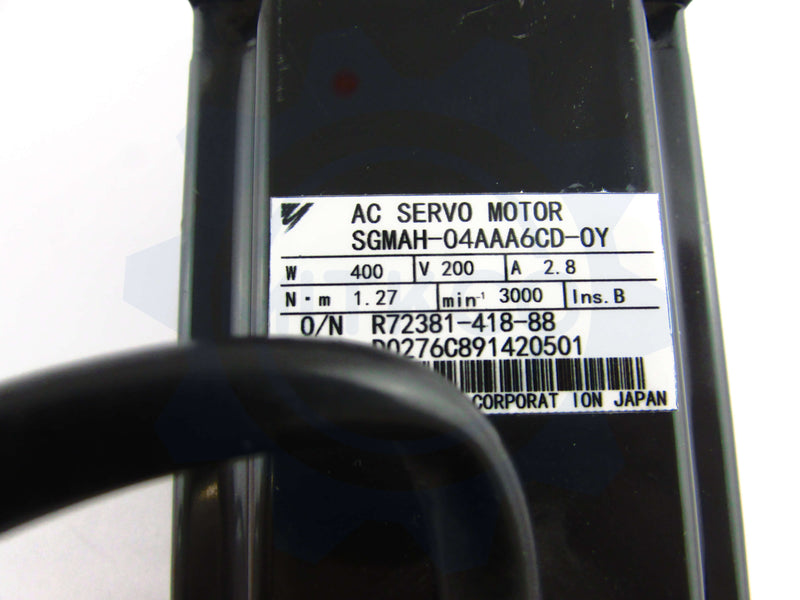SGMAH-04AAA6CD-0Y Yaskawa Servo Motor