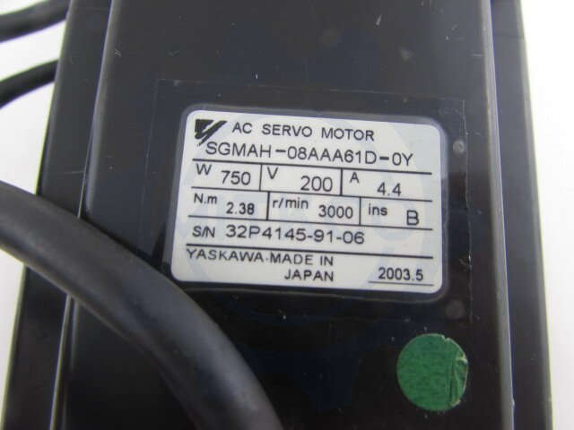 SGMAH-08AAA61D-0Y Yaskawa Servo Motor