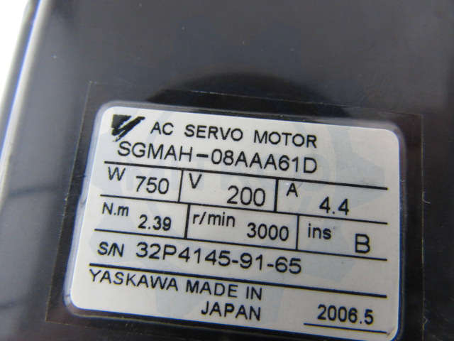 SGMAH-08AAA61D Yaskawa Servo Motor