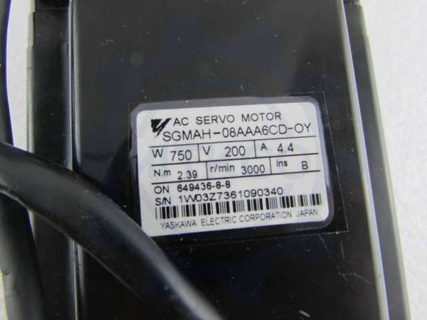 SGMAH-08AAA6CD-OY Yaskawa Servo Motor