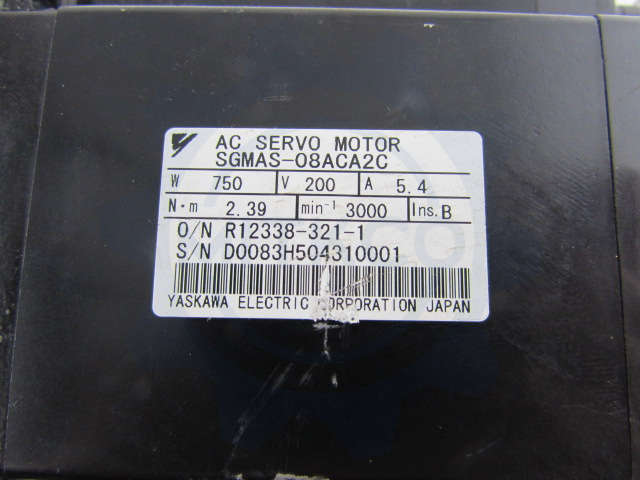 SGMAS-08ACA2C Yaskawa Servo Motor