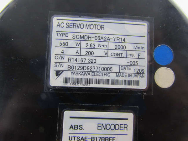 SGMDH-06A2A-YR14 Yaskawa Servo Motor