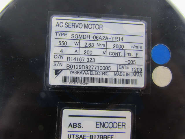 SGMDH-06A2A-YR14 Yaskawa Servo Motor