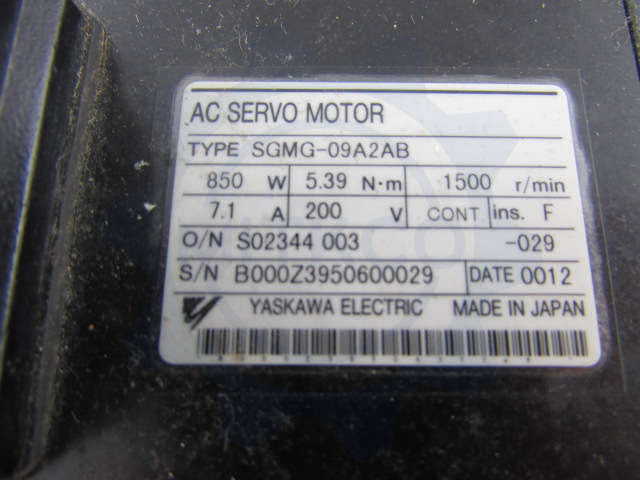 SGMG-09A2AB Yaskawa Servo Motor