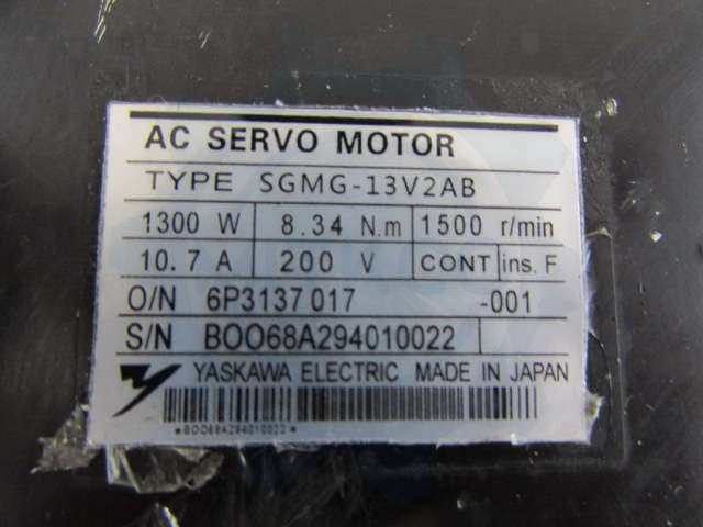SGMG-13V2AB Yaskawa Servo Motor