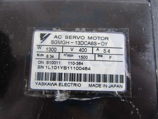 SGMGH-13DCA6S-OY Yaskawa Servo Motor