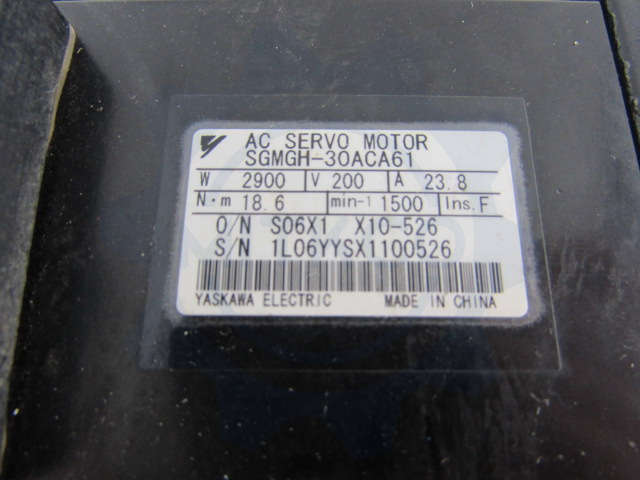 SGMGH-30ACA61 Yaskawa Servo Motor