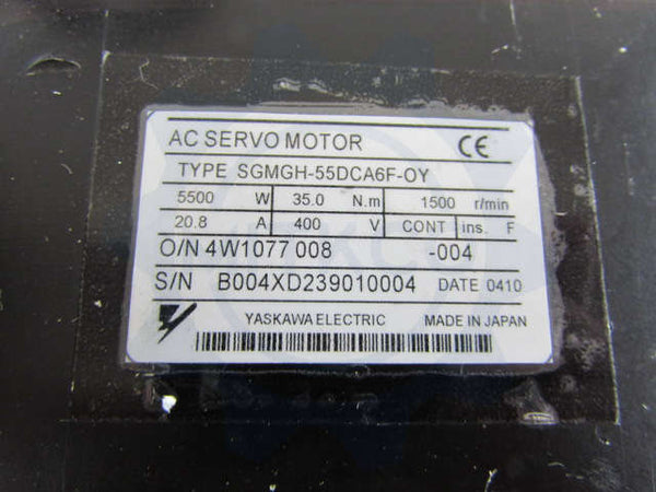 SGMGH-55DCA6F-OY Yaskawa Servo Motor