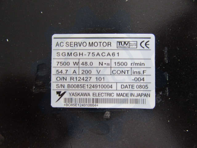 SGMGH-75ACA61 Yaskawa Servo Motor