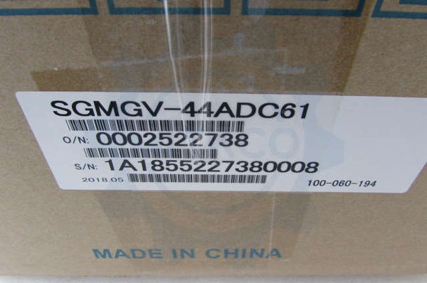 SGMGV-44ADC61 Yaskawa servo drive/motor