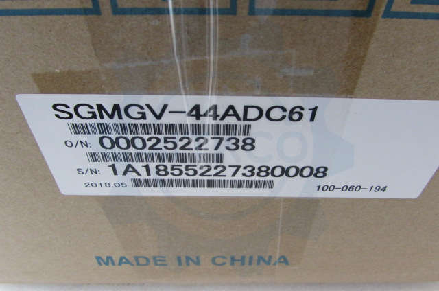 SGMGV-44ADC61 Yaskawa servo drive/motor