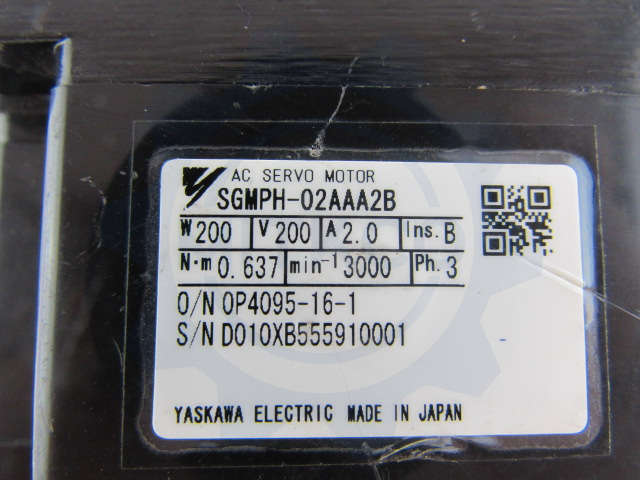 SGMPH-02AAA2B Yaskawa Servo Motor