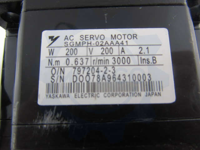 SGMPH-02AAA41 Yaskawa Servo Motor