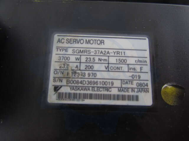SGMRS-37A2A-YR11 Yaskawa servo drive/motor