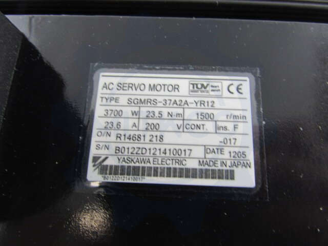 SGMRS-37A2A-YR12 Yaskawa Servo Motor