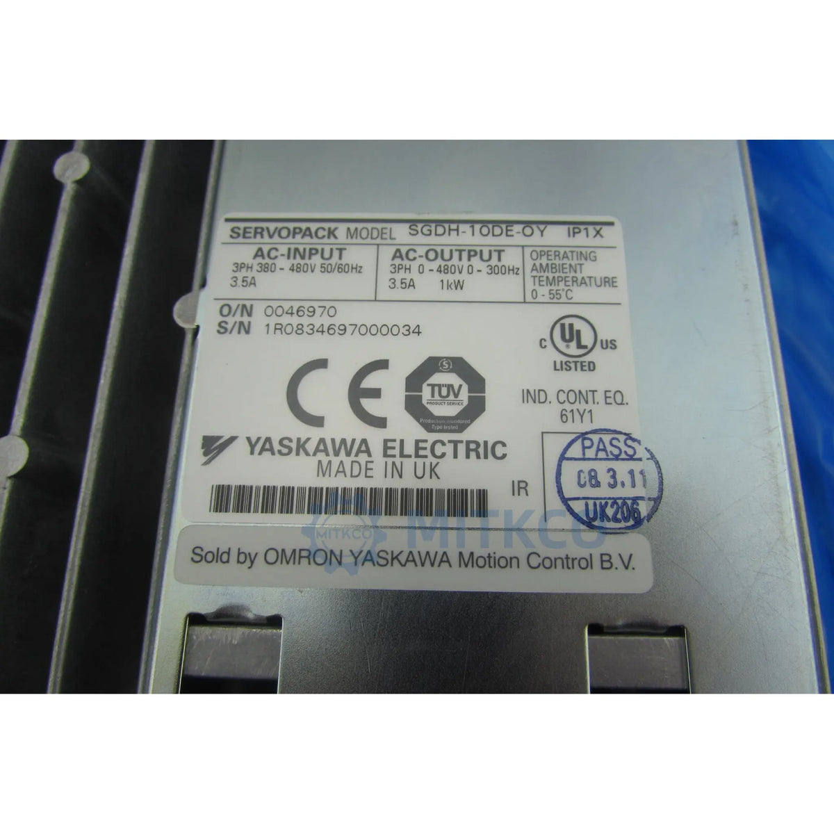 SGDH-10DE-OY Yaskawa Servo Drive 1kW 400V Sigma-II