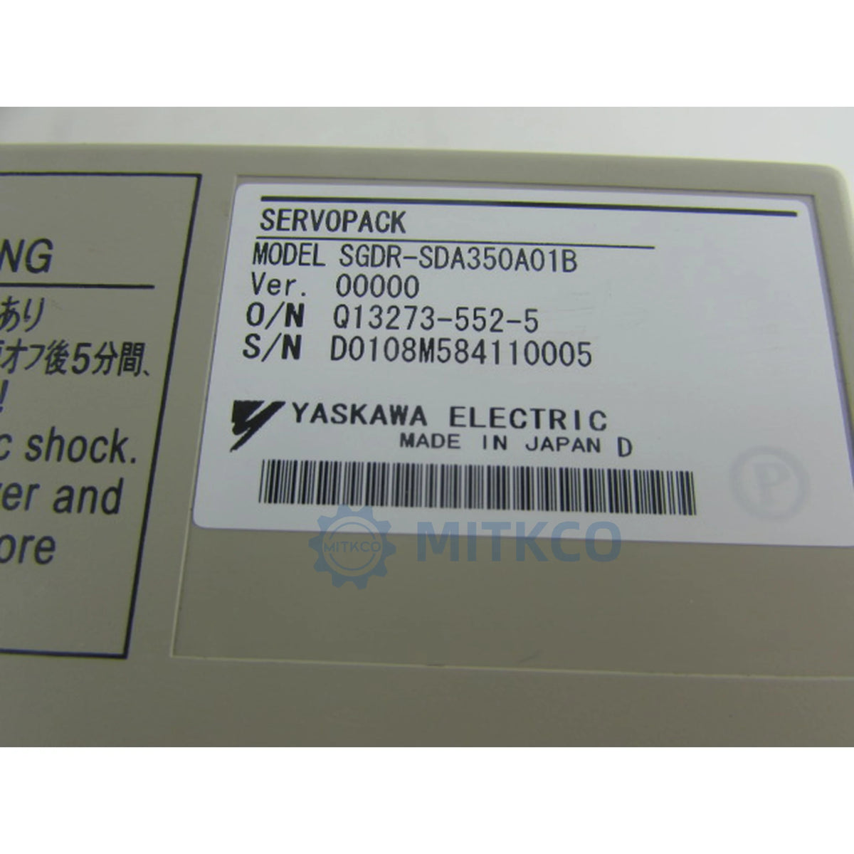SGDR-SDA350A01B Yaskawa Servo Drive 3.5kW 200V Sigma-7