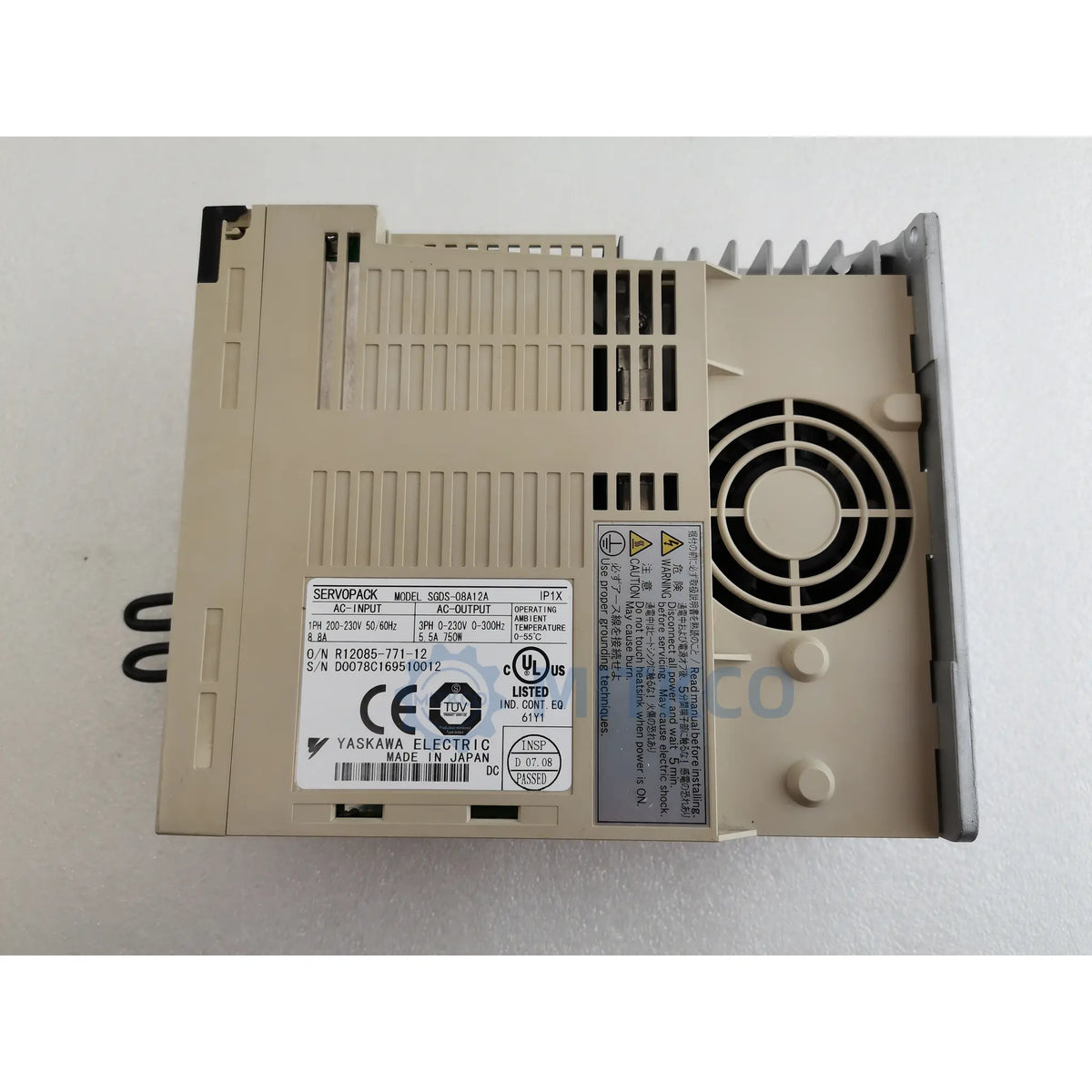SGDS-08A12A Yaskawa Servo Drive 750W 200V Sigma-II