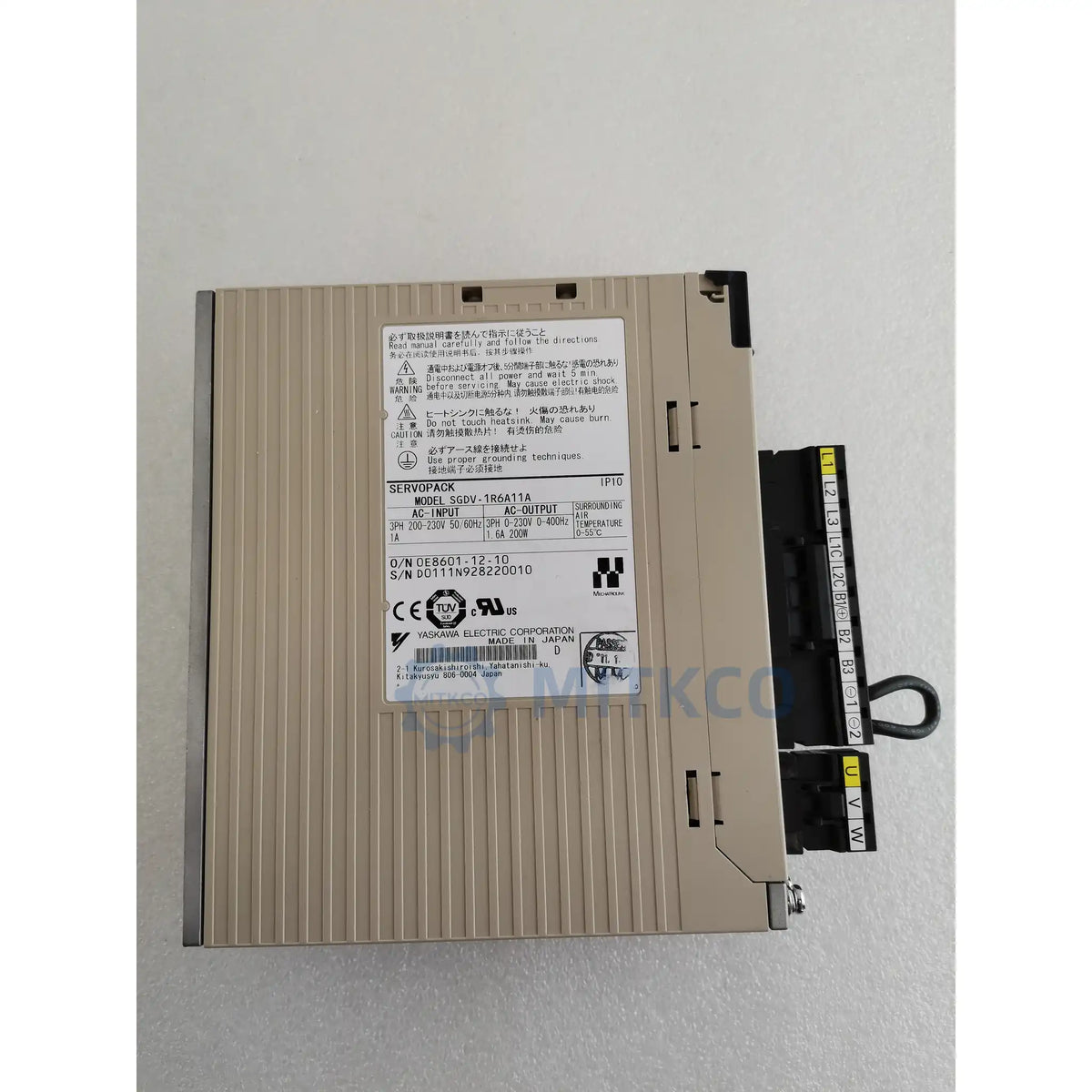 SGDV-1R6A11A Yaskawa Servo Drive 200W 200V Sigma-5
