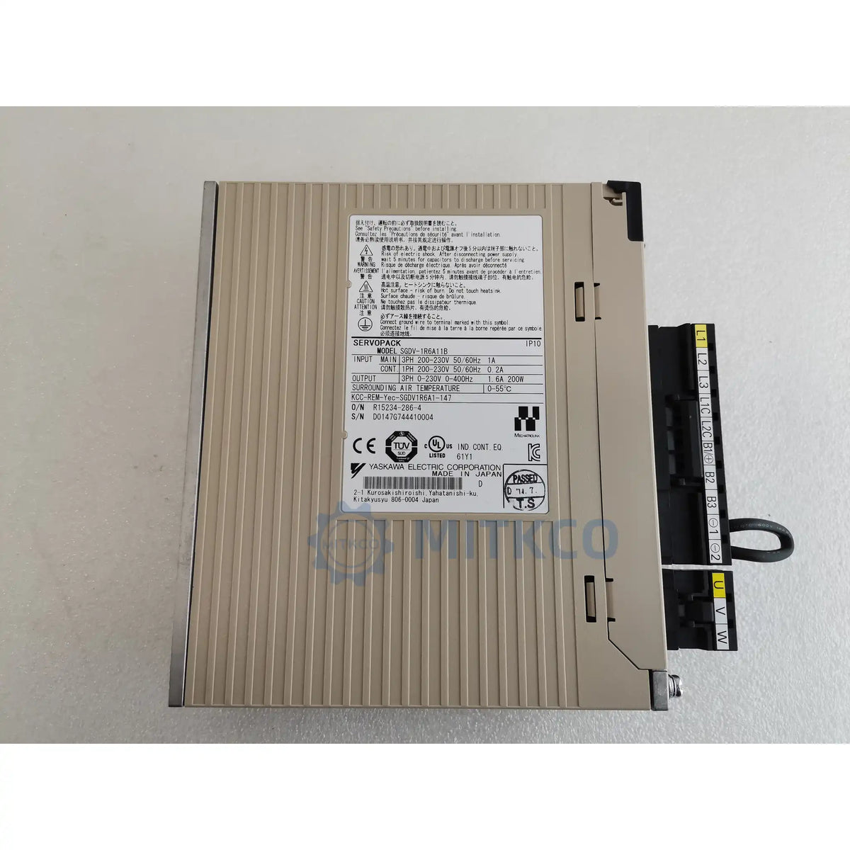 SGDV-1R6A11B Yaskawa Servo Drive 200W MECHATROLINK-II