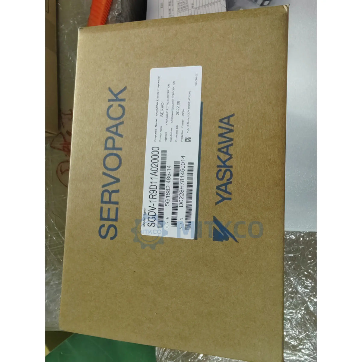 SGDV-1R9D11A Yaskawa Servo Drive 0.5kW 400V MECHATROLINK-II