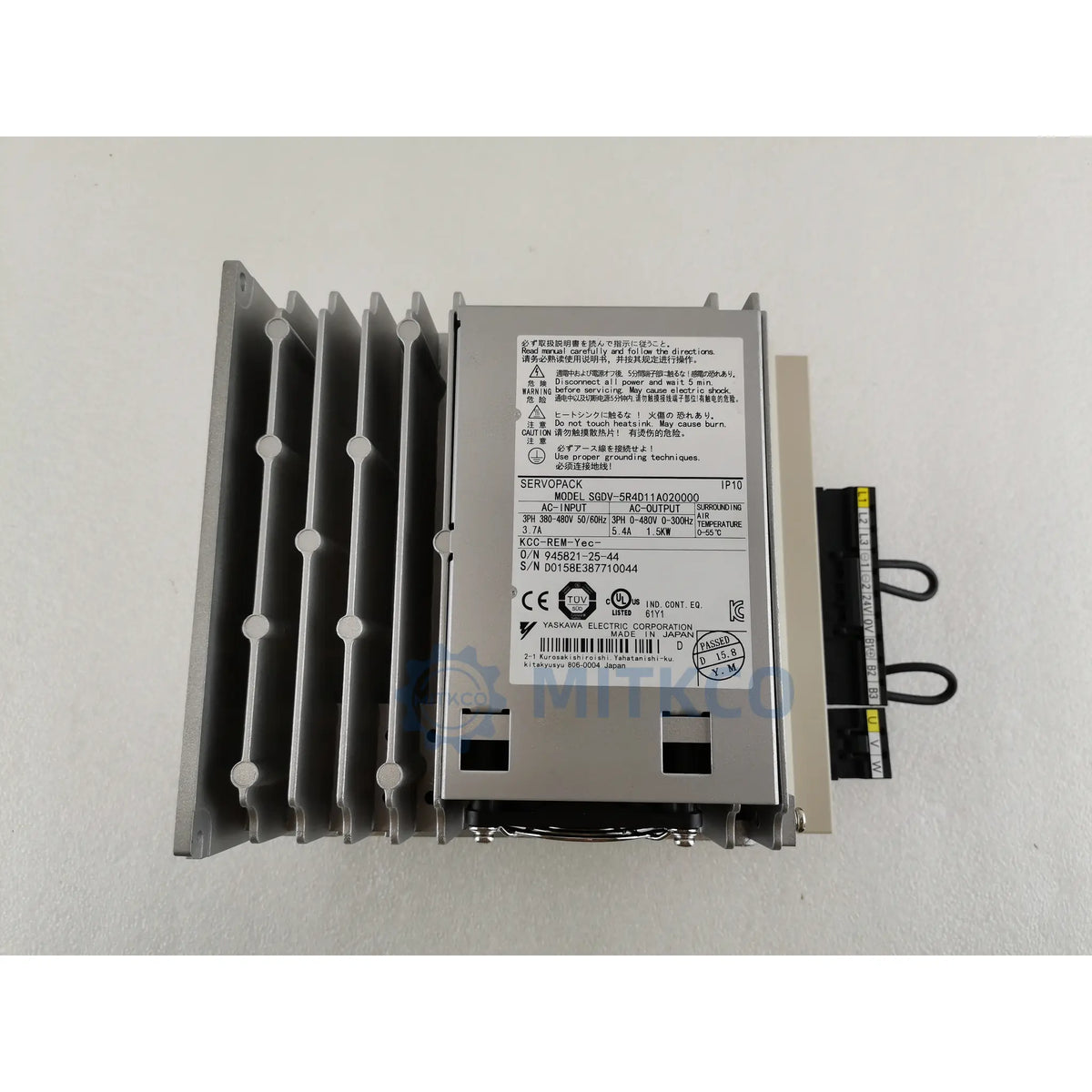 SGDV-5R4D11A Yaskawa Servo Drive 1.5kW 400V MECHATROLINK-II