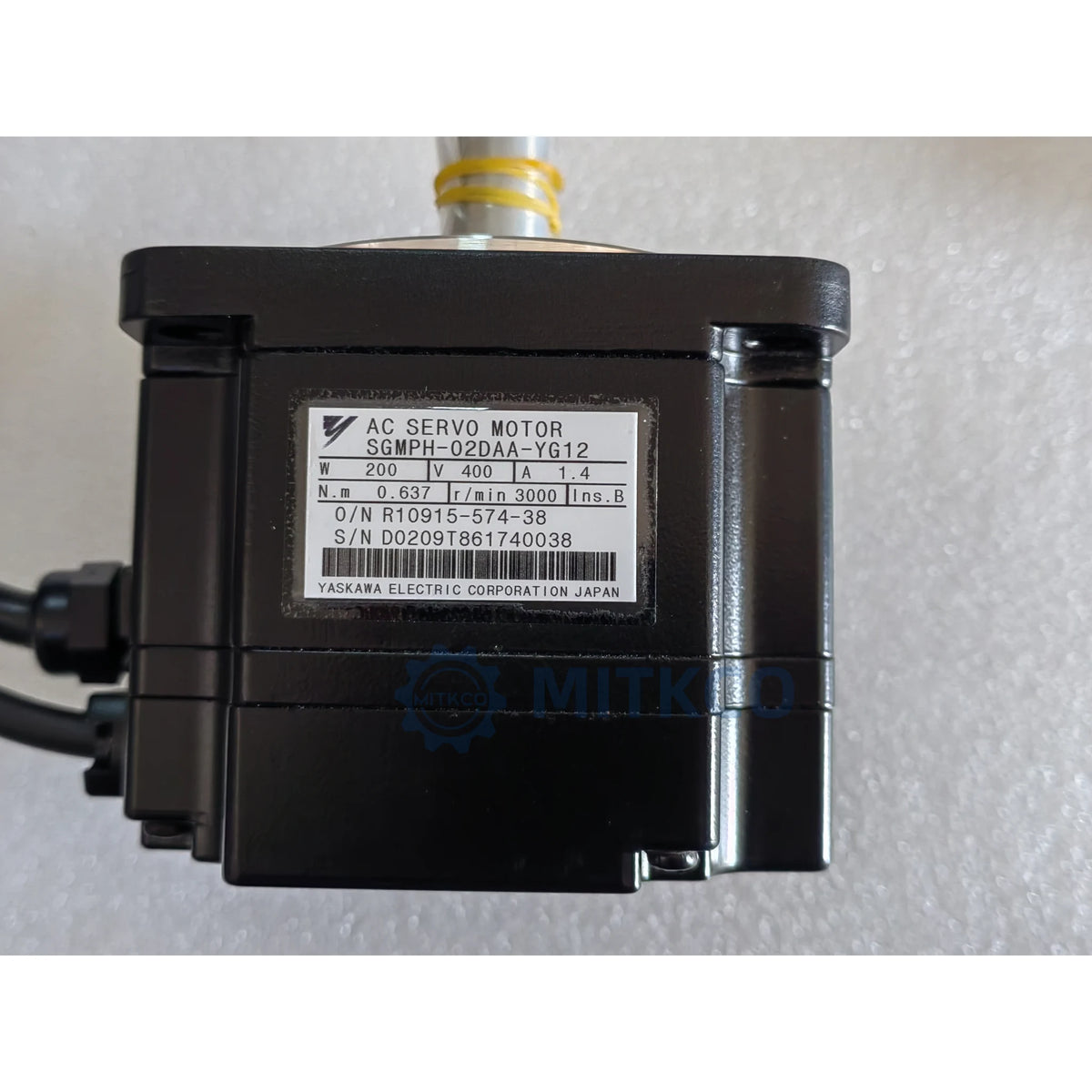 SGMPH-02DAA-YG12 Yaskawa Servo Motor 200W 400V
