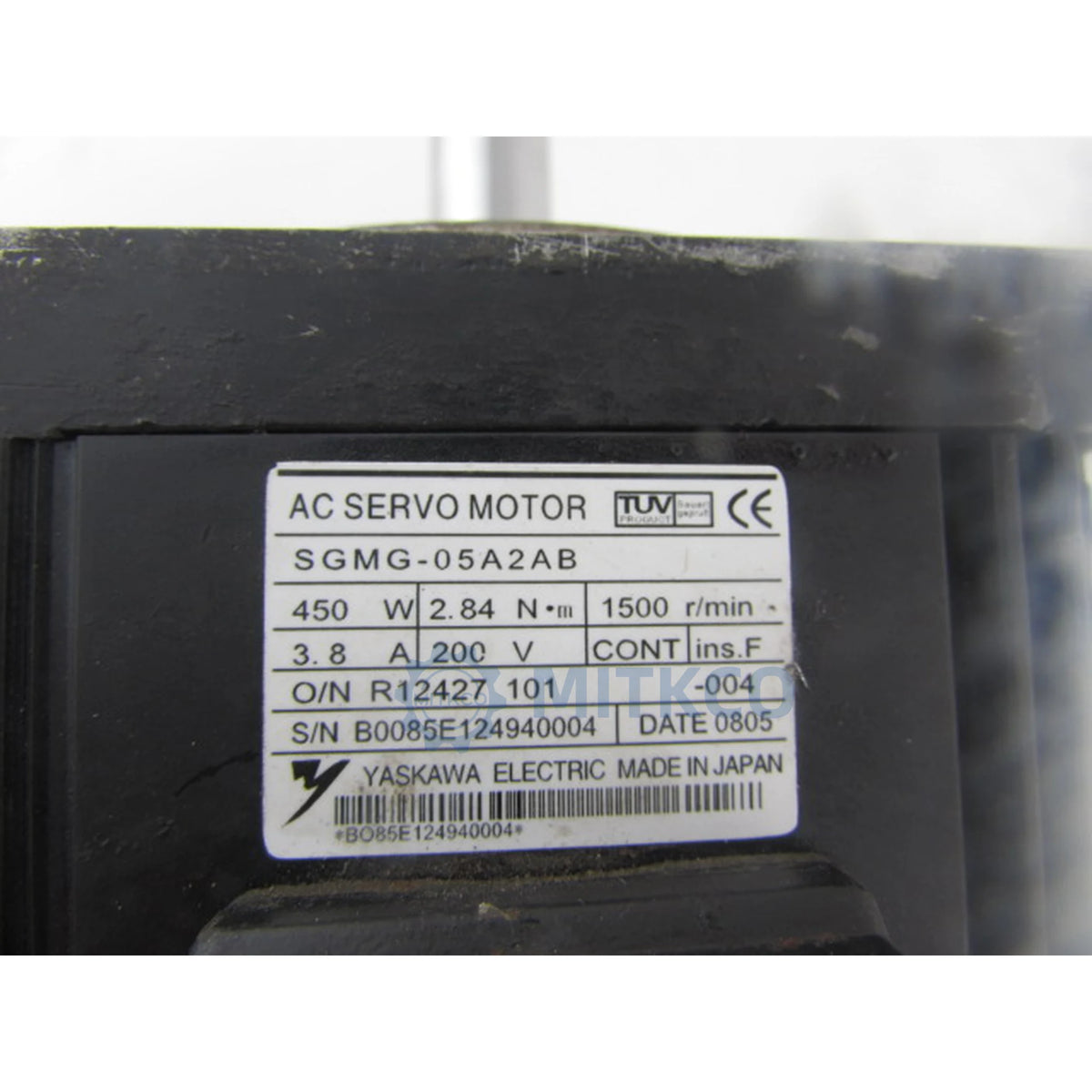 SGMG-05A2AB Yaskawa Servo Motor 450W 200V